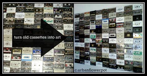 Urban Flowerpot Turn Old Cassettes Into Art That Rocks