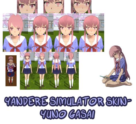 Yandere Simulator Yuno Gasai Skin By Imaginaryalchemist