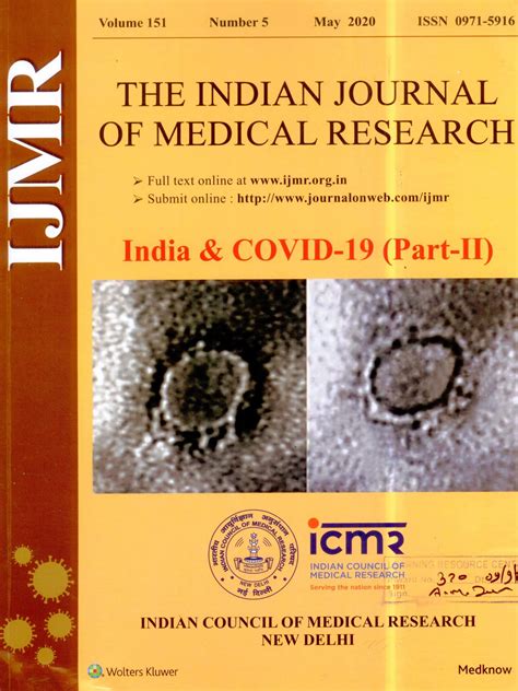Indian Journal Of Medical Research V 151 I 05 Lrc