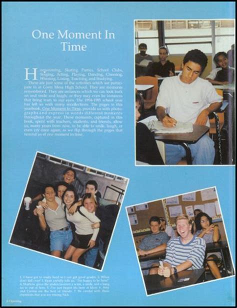 Explore 1995 Costa Mesa High School Yearbook Costa Mesa