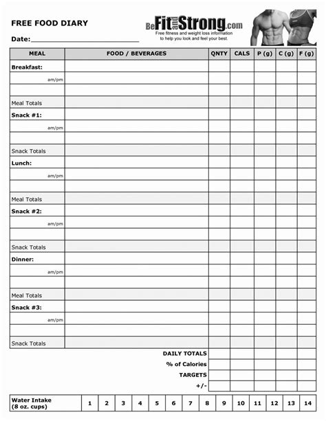 A person living with diabetes should know how to make healthy food choices. Spreadsheet Diabetes Logheet Monthly New Free Printable ...