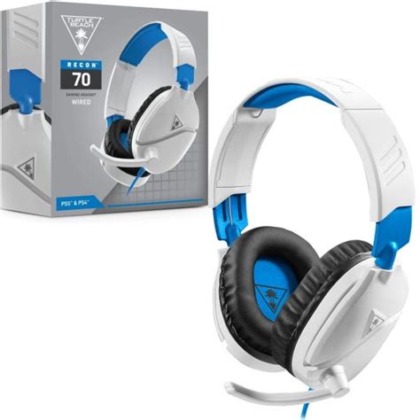 Turtle Beach Recon 70 White Blue Gaming Headset HardwareMarket