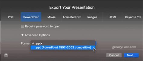 How To Convert Keynote Presentations To Powerpoint
