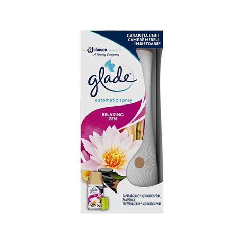 Dispenser Odorizant Glade Automatic Spray Relaxing Zen Deliveryman