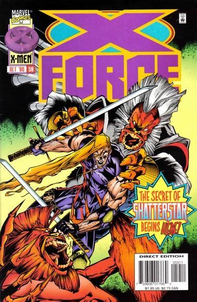 X Force 59 Direct Edition X Force 1991 Series Marvel Comics