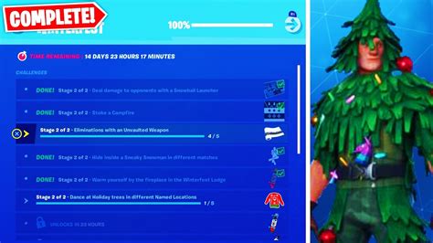 With update 11.30 for fortnite now available for download, data. How To COMPLETE ALL! WinterFest Challenges In Fortnite ...
