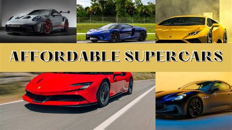 5 Supercars That Cost Less Than The Maserati Mc20 Youtube
