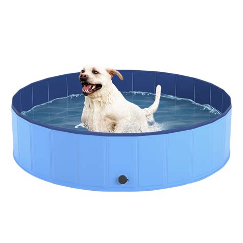 Buy Rimimore Foldable Dog Pool Portable Slip Resistant Kiddie Pool
