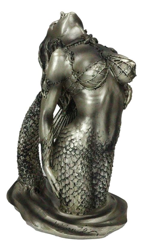 Nautical Seductive Siren Of The Seas Nude Mermaid Rising Out Of Waters