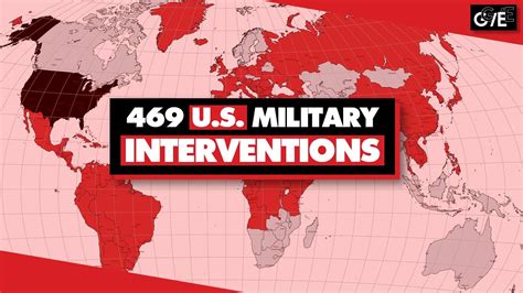 Us Launched 251 Military Interventions Since 1991 And 469 Since 1798