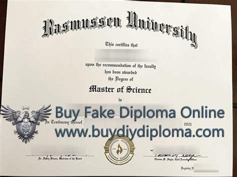 Get Fake Duplicate A Rasmussen University Diploma And Transcript