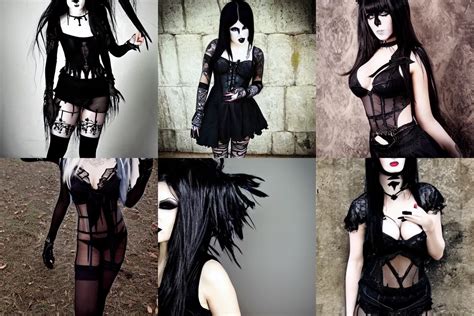 Attractive Goth Girl Stable Diffusion