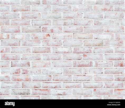 Rustic Whitewashed Brick Wall Texture Stock Photo Alamy
