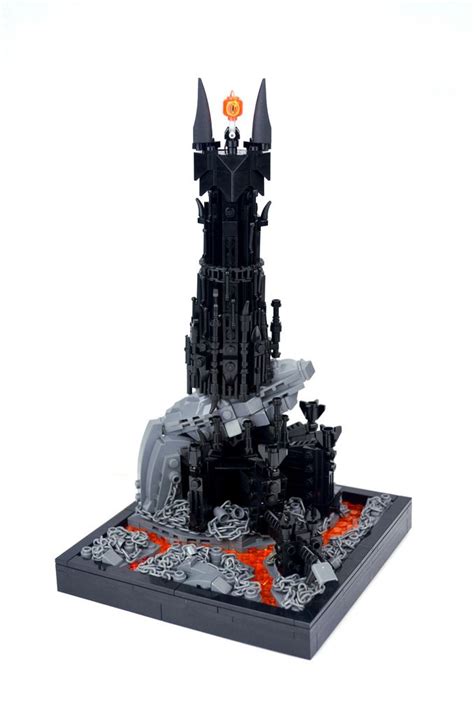 Barad Dûr By Ian Spacek Lego Hobbit The Hobbit Barad Dur Model