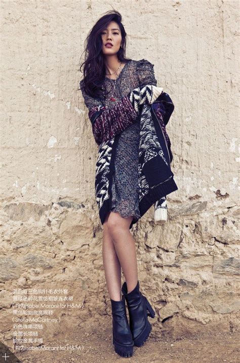 Liu Wen For Elle China December 2013 Fashion Editorial Fashion