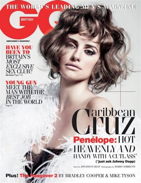 Penelope Cruz Covers US Vogue June And British GQ June Penelope Cruz Gq Penelope
