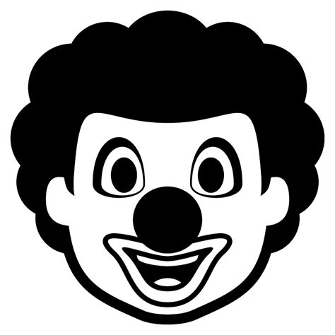 Clown Face Emoji Clipart Free Download Transparent Png Creazilla