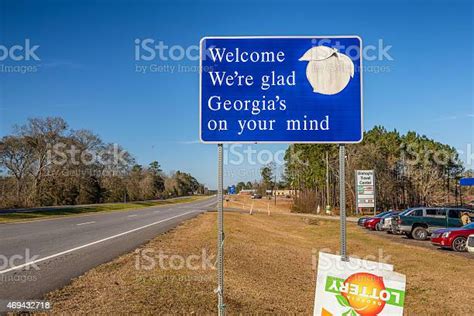 Welcome To Georgia Sign Stock Photo Download Image Now Georgia Us