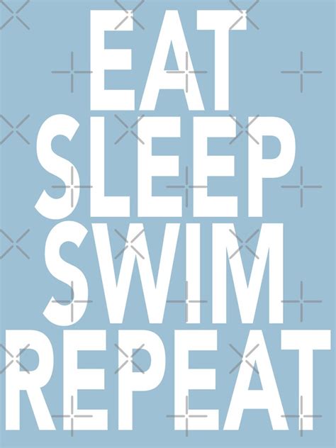 Eat Sleep Swim Repeat T Shirt T For Swimmer Swimming Team T Shirt