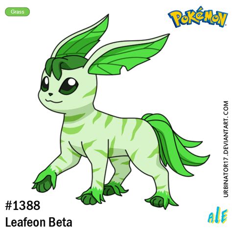 Leafeon Beta By Urbinator17 On Deviantart