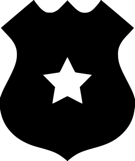 Police Badge Svg Png Icon Free Download (#527895) - OnlineWebFonts.COM