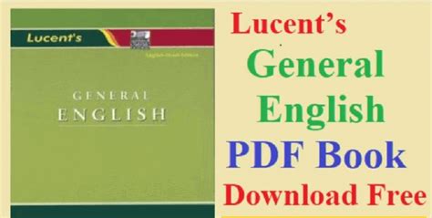 Lucent English Grammar Book Pdf 2023 New Edition