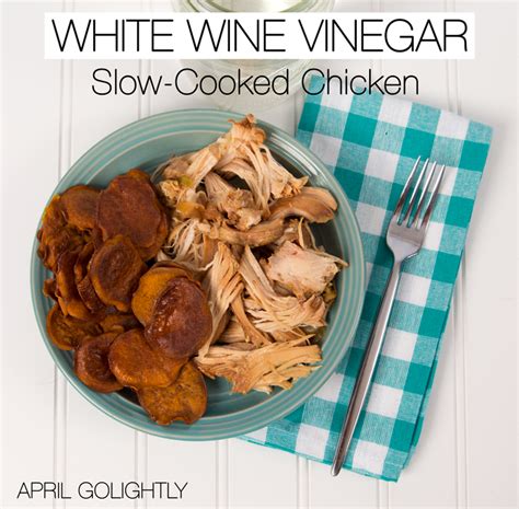 White Wine Chicken Slow Cooker Dinner Idea April Golightly