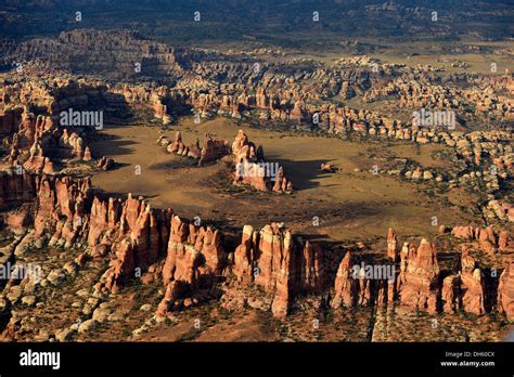 Aerial View Chesler Park Pinnacles In The Needles District
