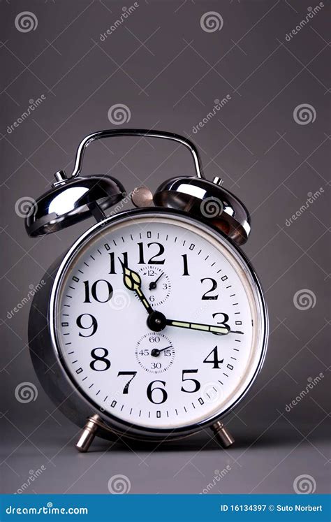 Alarm Clock Stock Image Image Of Minute Hands Tick 16134397