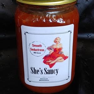 She S Saucy Sauces Smooth Seductress Bbq Sauce Etsy