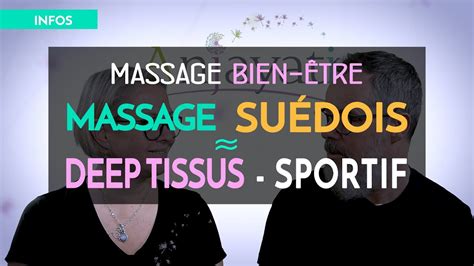 Massage Suedois Deep Tissus Sportif Quelle Difference