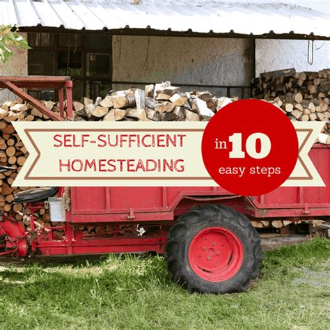 Self Sufficient Living On A Homestead In 10 Easy Steps