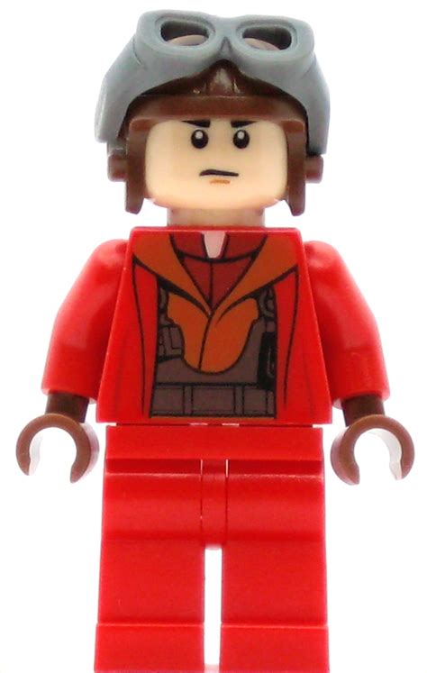 Lego Star Wars Minifigure Naboo Fighter Pilot Red Jumpsuit