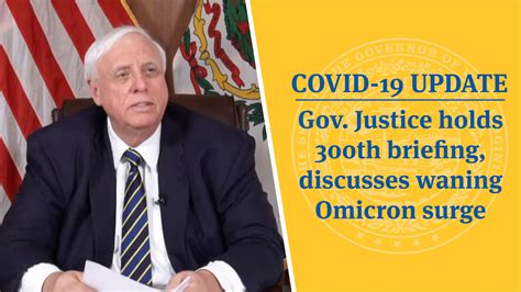 Covid 19 Update Gov Justice Holds 300th Briefing Discusses Waning