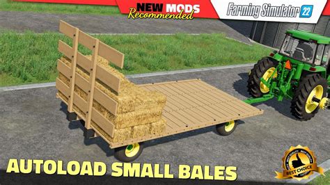 FS John Deere Autoload Small Bale Trailer Farming Simulator New Mods Review K