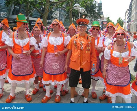 Supporters Of The Dutch National Football Team Editorial Photo Image