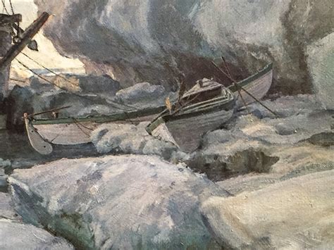 John Stobart Whaling In The Arctic The Charles W Morgan In 1884