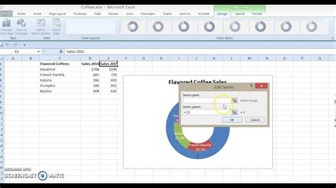 How To Create A Donut Chart In Microsoft Excel Tutorial Youtube