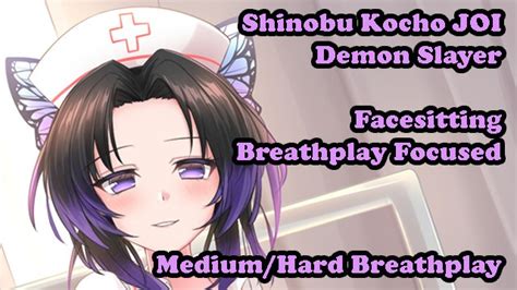 Shinobu Kocho Helps Your Breathing Hentai Joi Breathplay Focused Facesittingmediumhard