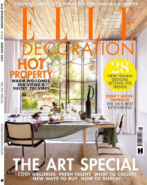 Elle Decoration Magazine Aug 2021 Subscriptions Pocketmags
