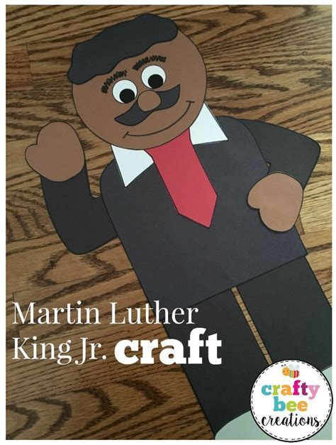 Martin Luther King Jr Craft Crafts Craft Activities For Kids Craft