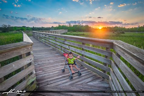 Captain Kimo Junior At Green Cay Wetlands Sunset Hdr Photography By