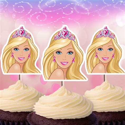 Barbie Theme Cupcake Topper Pcs Lazada Ph