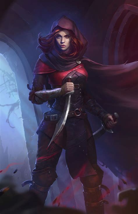 Assassin By Nina Galinska D Artist Female Assassin Fantasy Female