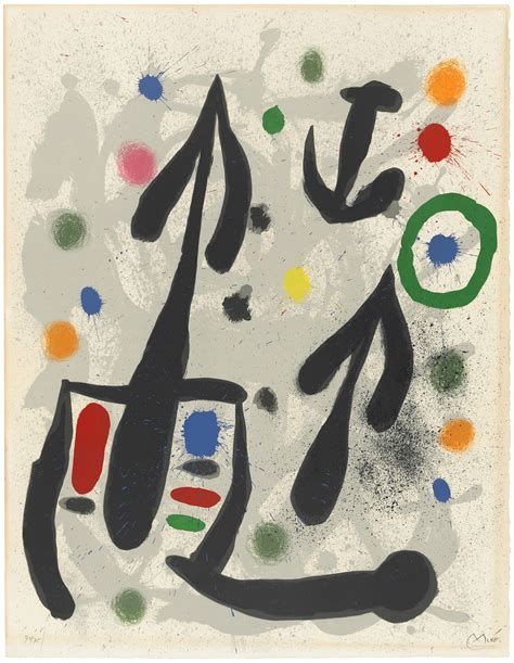 Joan MirÓ 1893 1983 Plate Ii From Les Perseides Christies