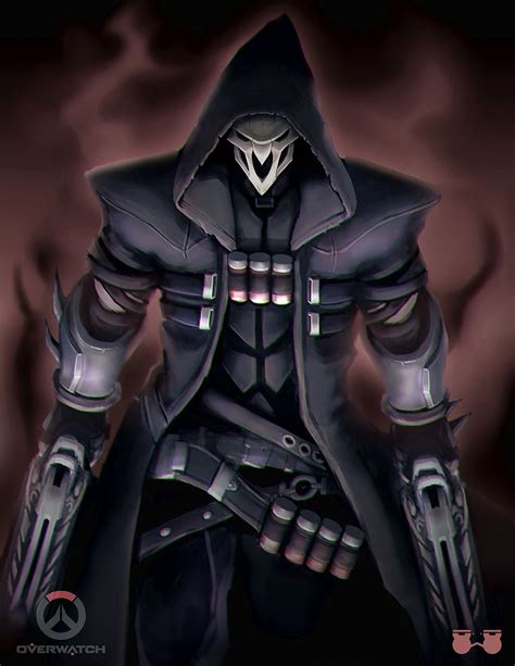 Reaper Connor Wright Overwatch Reaper Overwatch Fan Art Hood Wallpapers Animes Wallpapers