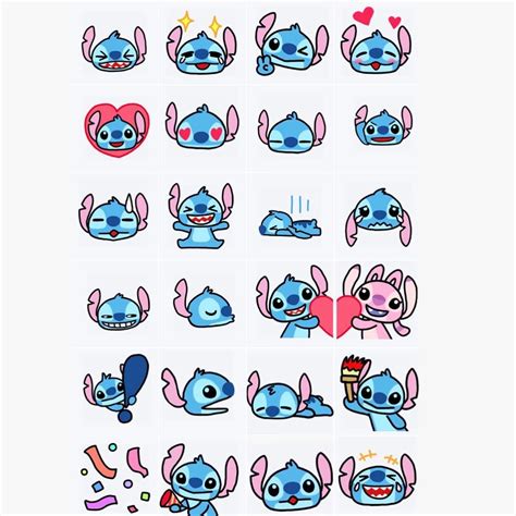 Stitch Disney On Instagram “emoji Stitch Stitchartwork Stitch