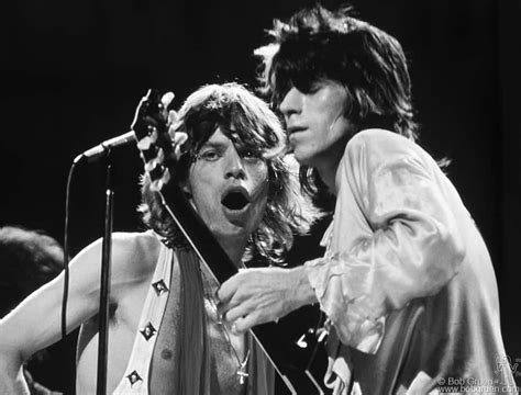 Mick Jagger And Keith Richards Nyc 1972 Bob Gruen