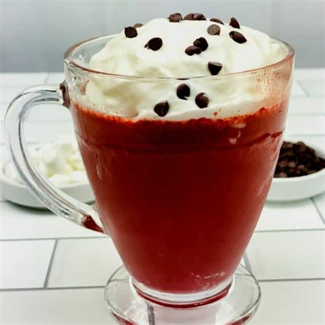 Creamy Red Velvet Hot Chocolate Recipe Scrambled Chefs
