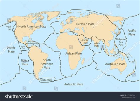 14650 Tectonic Plates Images Stock Photos And Vectors Shutterstock